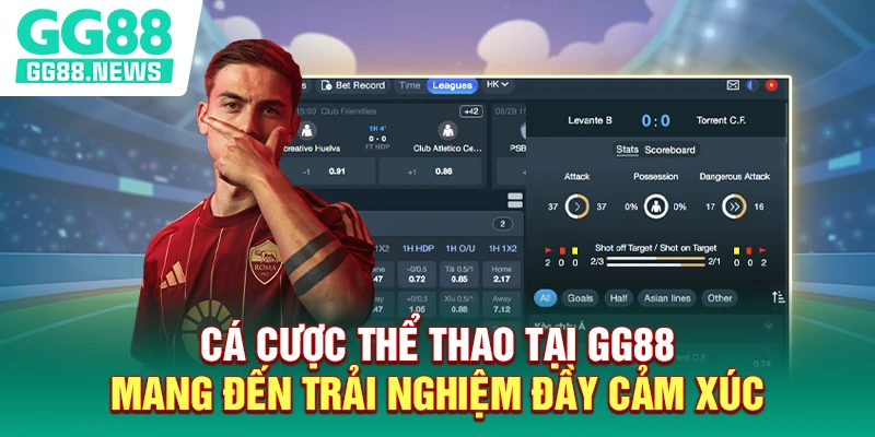 Cá cược thể thao GG88 mang đến trải nghiệm đầy cảm xúc Cá cược thể thao tại GG88 mang đến trải nghiệm đầy cảm xúc