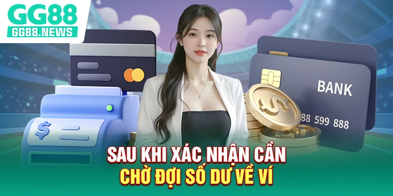 Sau khi xác nhận cần chờ đợi số dư về ví Sau khi xác nhận cần chờ đợi số dư về ví